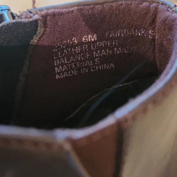 Dark brown leather booties size 6 new - Picture 6 of 6